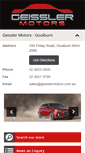 Mobile Screenshot of geisslermotors.com.au